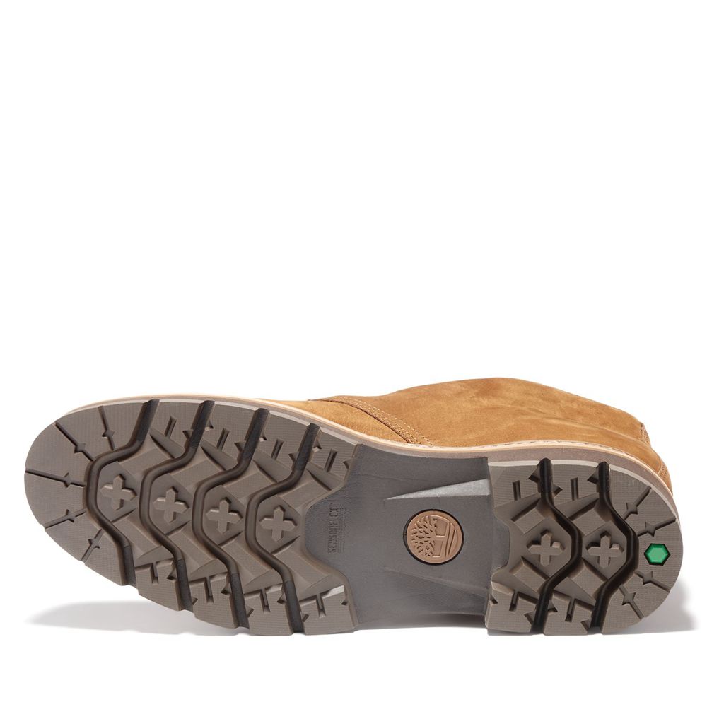 Botas de Seguridad Timberland Hombre Port Union Waterproof Marrones - Chile AKU-803261